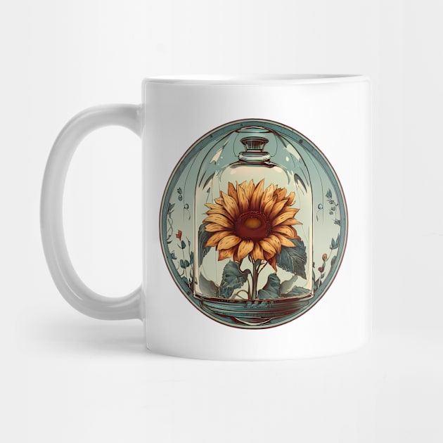 Sunflower Bell Jar by Once Upon A Tee